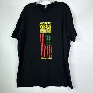 Alicia Keys Verzuz Battle John Legend Black Tshirt XXL